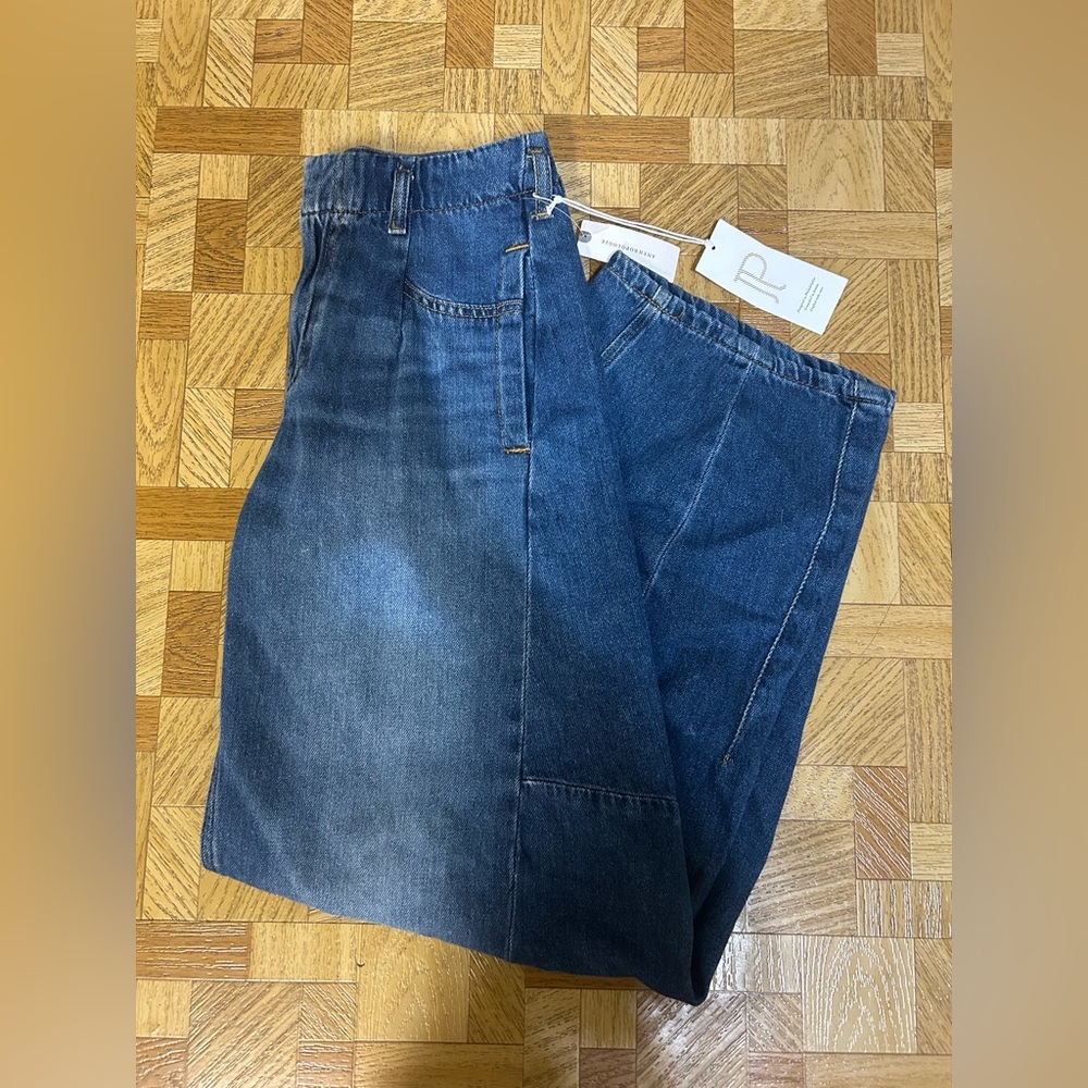 ANTHROPOLOGIE Pilcro Georgia Barrel Leg Full Length Jeans